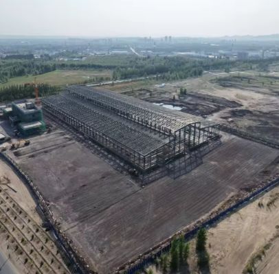 Προκατασκευασμένη δομή ανθρακούχου χάλυβα βιομηχανική αποθήκη εργοστασίων και υπαίθρια αίθουσα/ λύση αποθήκευσης αγροικίας